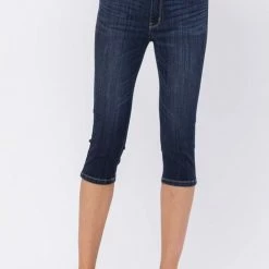 Judy Blue Mid-Rise Capri-82291 Clothing