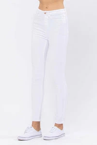 Judy Blue White Hi-Waist Skinny Jean-82282 Clothing 1 Judy Blue White Hi-Waist Skinny Jean-82282 Clothing
