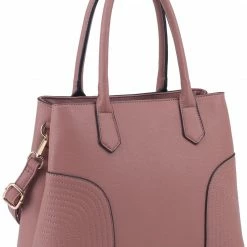 Accessorize Me "Payton" Corner Design Structured Purse