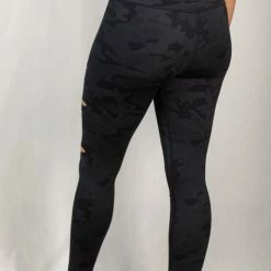 White Birch "Laser Camo" Camo Laser Cut Leggings Clothing