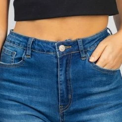 White Birch Clothing "Last Farewell" Hi-Rise Denim Jean- Blue 7 White Birch Clothing