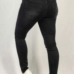 White Birch Clothing "Last Farewell" Hi-Rise Denim Jean- Black 6 White Birch Clothing