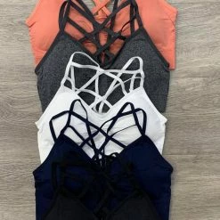 Zenana Clothing "Delightful" Criss Cross Bralette