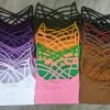 Zenana "Understatement" Criss Cross Tank Clothing