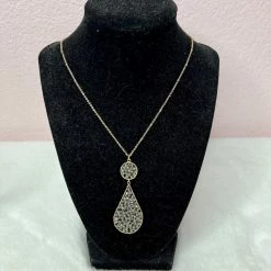 Accessorize Me "Journee" Beaded Teardrop Necklace