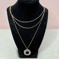 Accessorize Me "Gemma" Beaded Circle Necklace