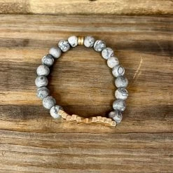 All That Glitterz Beaded Stretch Bracelet With Arrows