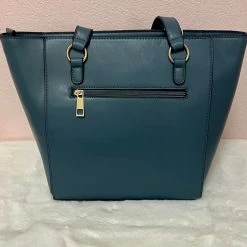 Accessorize Me New Arrivals "Nyla" Blue Quilted Tote With Coin Purse