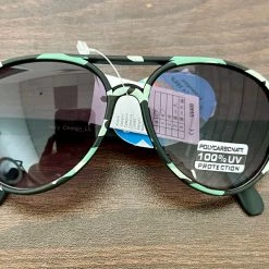 Accessorize Me New Arrivals Kids Aviator Sunglasses- Camo