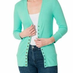 Zenana "Spring Sweetie" Button Cardigan Clothing 21 Zenana