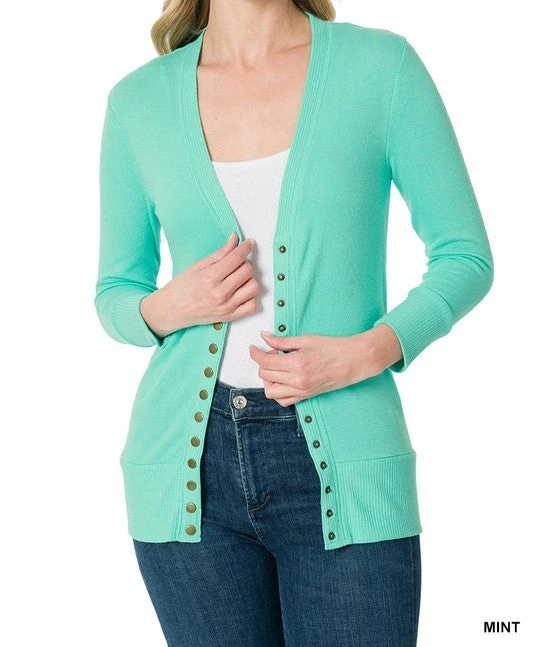 Zenana "Spring Sweetie" Button Cardigan Clothing 11 Zenana "Spring Sweetie" Button Cardigan Clothing