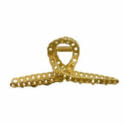Kenze Panne Chain Loop Hair Claw- Gold