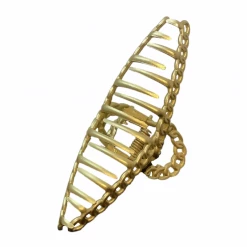 Kenze Panne Chain Loop Hair Claw- Gold