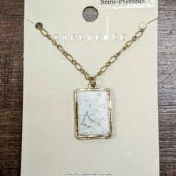 Faire New Arrivals Lyla Stone Pendant Necklace