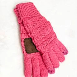 Accessorize Me C.C Knit Gloves With Lining New Arrivals