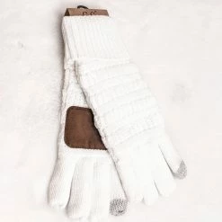 Accessorize Me C.C Knit Gloves With Lining New Arrivals