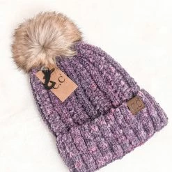 Accessorize Me New Arrivals C.C Confetti Beanie With Pom