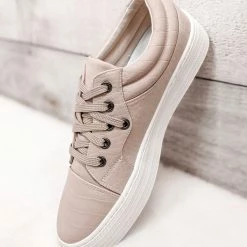 Corkys "Pina Colada" Lace Up Platform Sneaker