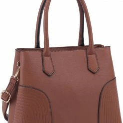Accessorize Me "Payton" Corner Design Structured Purse