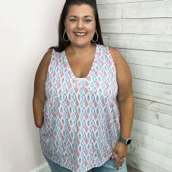 Mittoshop "Go Anywhere" Aztec Babydoll Tank Top Clothing