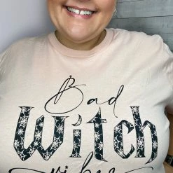 Swag Tees Bad Witch Vibes Graphic Tee