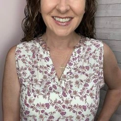 Staccato Clothing "This Is It" Floral Sleeveless Blouse