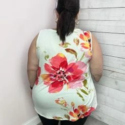 Eluna "Inner Hope" Floral Tank Top- Ivory *FINAL SALE* 7 Eluna