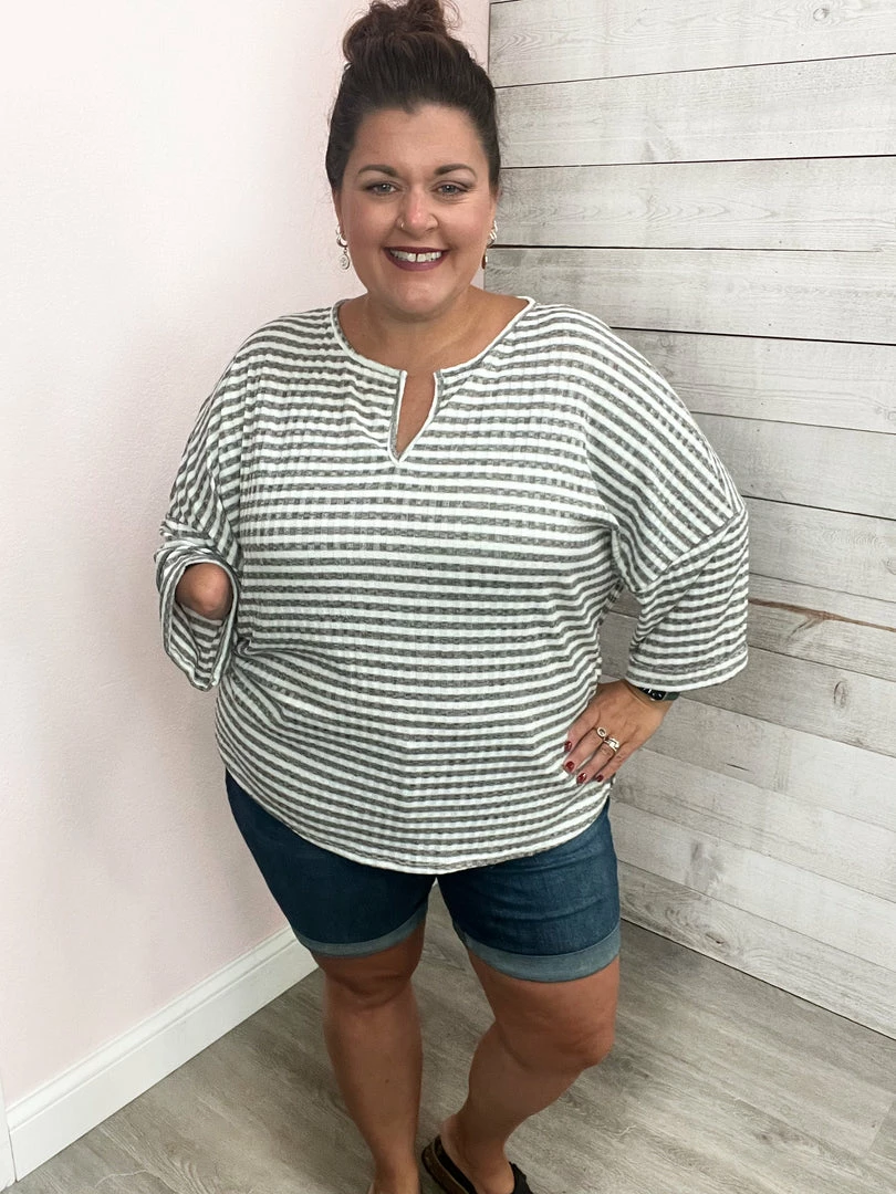 Blumin Clothing "Her Moment" Oversize Striped Top 2 Blumin Clothing "Her Moment" Oversize Striped Top