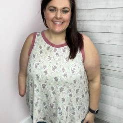 Emerald Clothing "Shore House" Floral Relaxed Fit Tank *FINAL SALE*