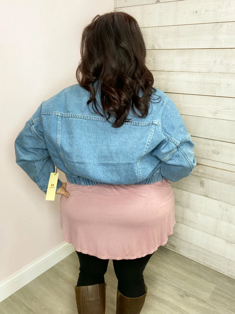 Mono B "Essential" Cropped Denim Jacket Clothing 3 Mono B "Essential" Cropped Denim Jacket Clothing