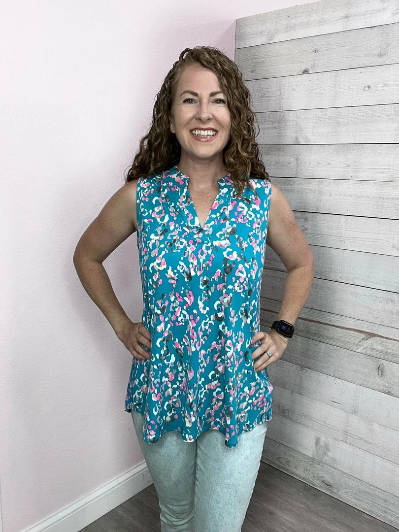 Honeyme "Ready To Impress" Gabby Sleeveless Blouse Top Clothing 1 Honeyme "Ready To Impress" Gabby Sleeveless Blouse Top Clothing