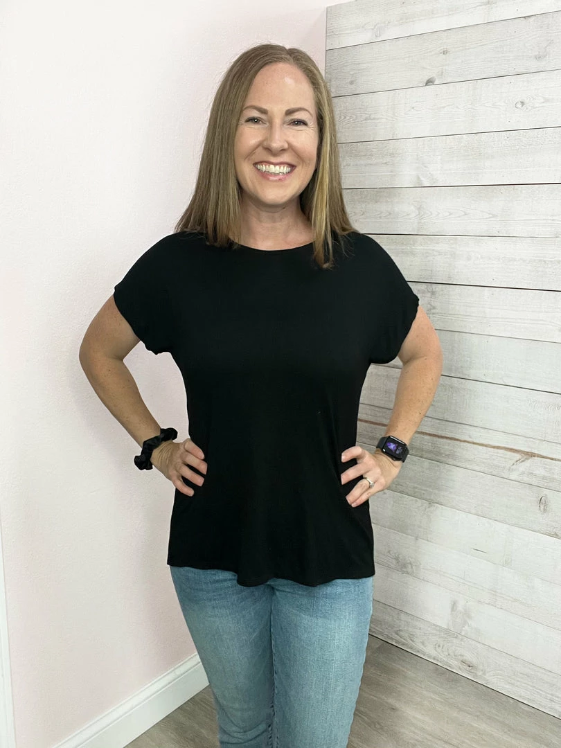 White Birch "Set You Free" Laser Cut Top- Black 1 White Birch "Set You Free" Laser Cut Top- Black