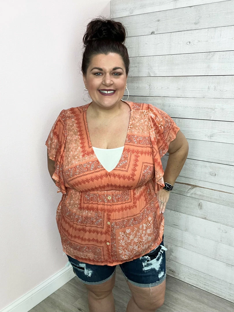 Sugarfox Clothing "Life's A Peach" Bohemian Babydoll Top 5 Sugarfox Clothing "Life's A Peach" Bohemian Babydoll Top