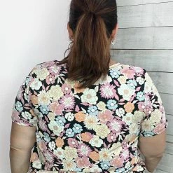 Honeyme "Floral Stunner" Short Sleeve Top Clothing 6 Honeyme
