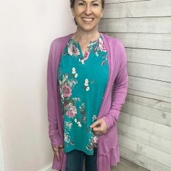 Honeyme "Just Feels Right" Long Sleeve Cardigan