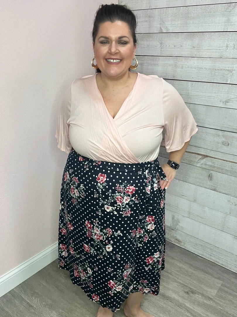 Chris & Carol Clothing "Brand New Look" Floral Polka Dot Dress *FINAL SALE* 2 Chris & Carol Clothing "Brand New Look" Floral Polka Dot Dress *FINAL SALE*