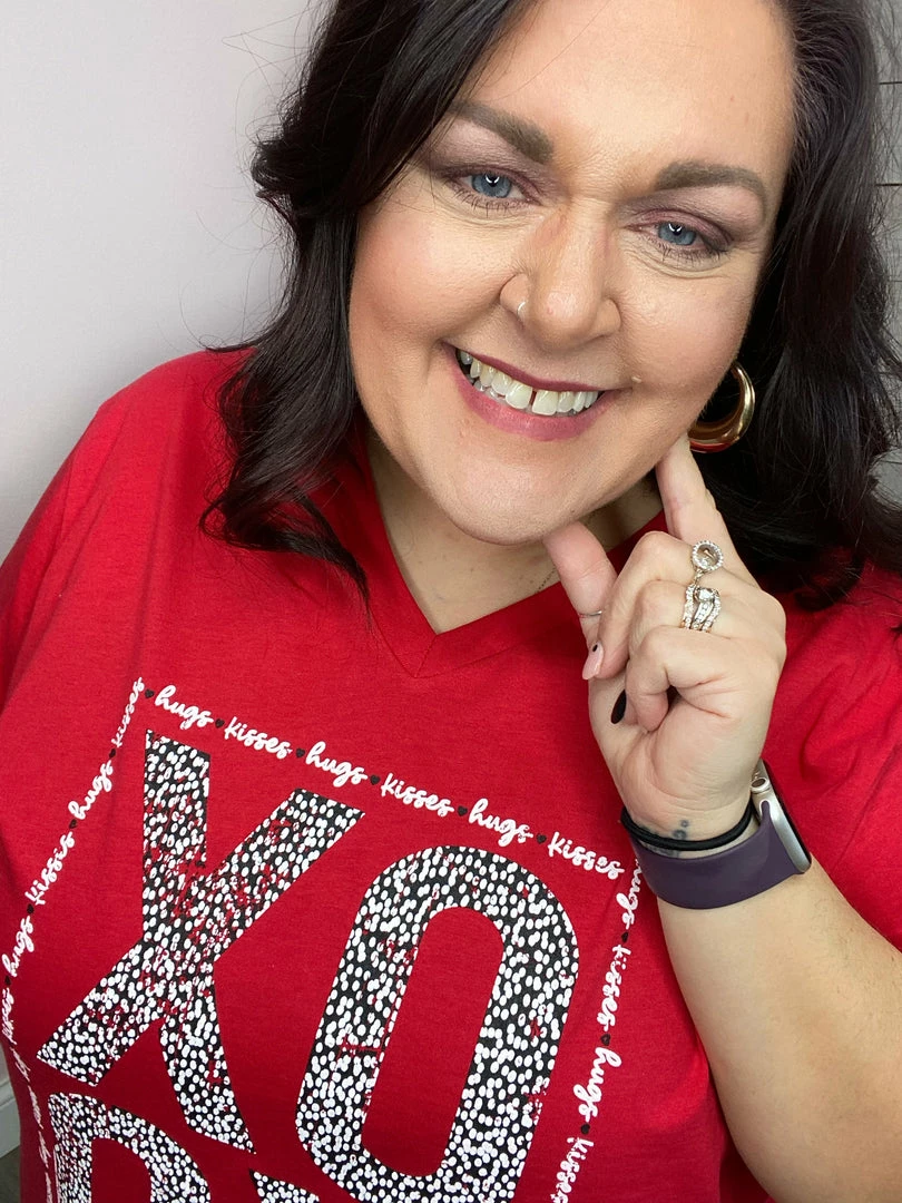 Texas True Clothing XOXO Hugs & Kisses Graphic Tee 2 Texas True Clothing XOXO Hugs & Kisses Graphic Tee