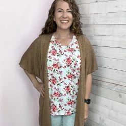 Chris & Carol Clothing "Casual Vibe" Loose Knit Kimono