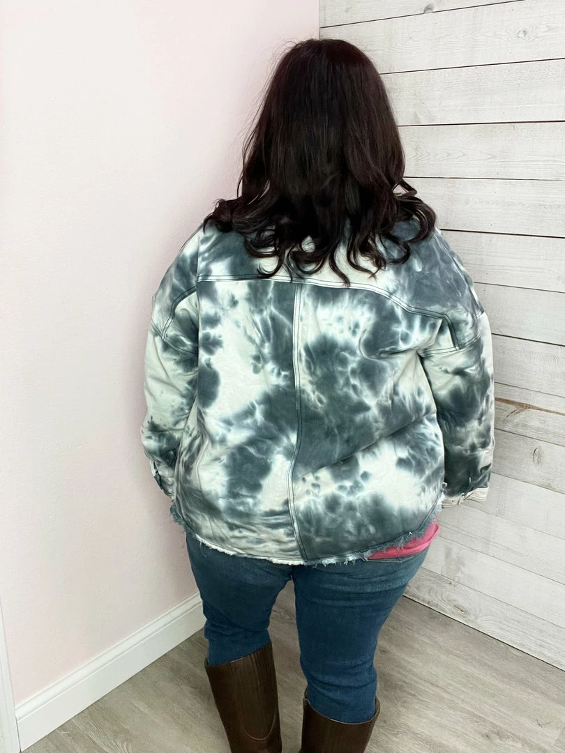 Easel Clothing "Never Stop Dreaming" Tie-Dye Shirt Jacket 4 Easel Clothing "Never Stop Dreaming" Tie-Dye Shirt Jacket