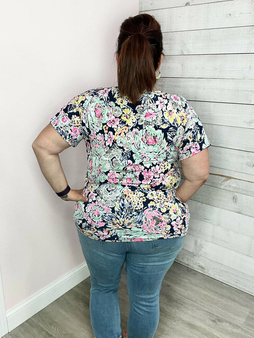 Sew In Love "May Flowers" Floral V Neck Top Clothing 3 Sew In Love "May Flowers" Floral V Neck Top Clothing