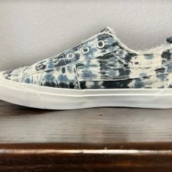 Corkys Clothing "Babalu" Blue Tie Dye Slip On Sneaker