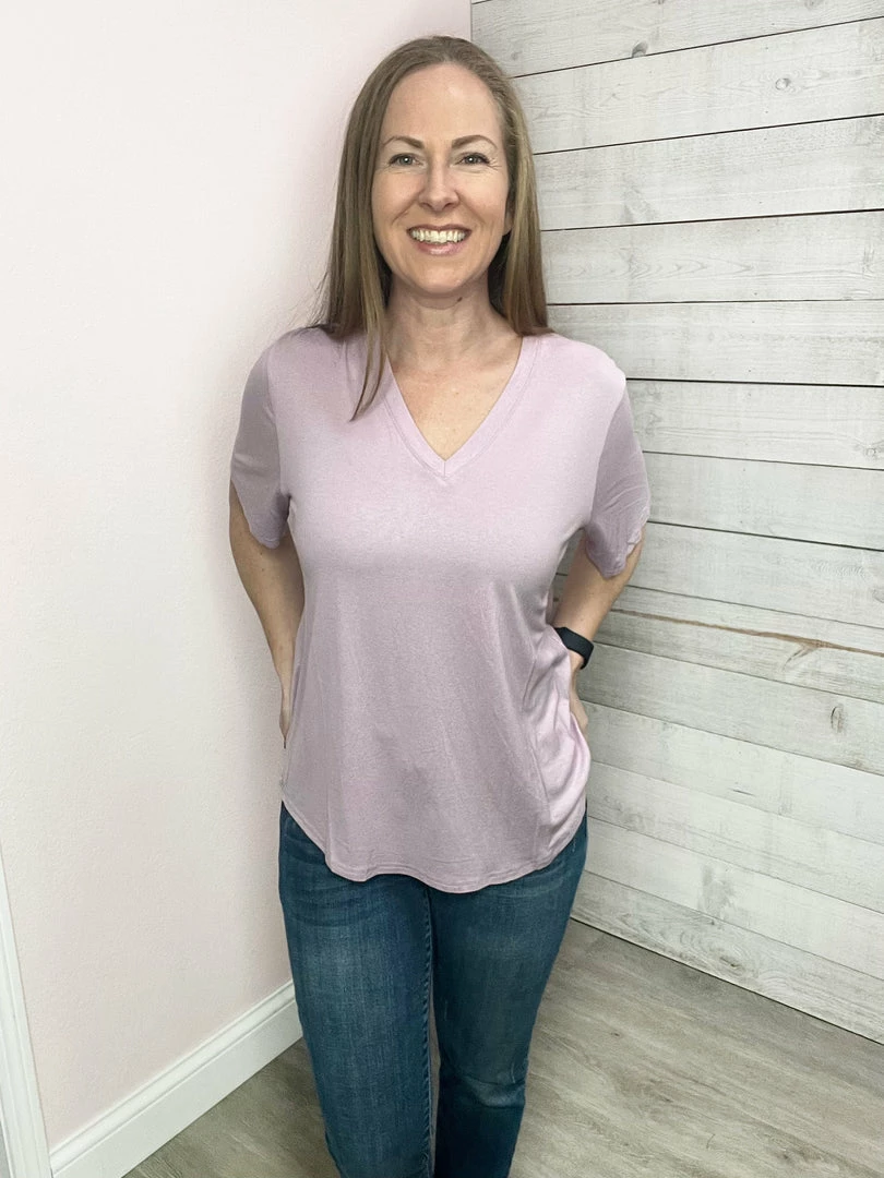 Sew In Love Clothing "Classic Comfort" V Neck Short Sleeve Top 2 Sew In Love Clothing "Classic Comfort" V Neck Short Sleeve Top