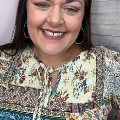 Vanilla Bay "Mixed Feelings" Bohemian Long Sleeve Top Clothing 7 Vanilla Bay