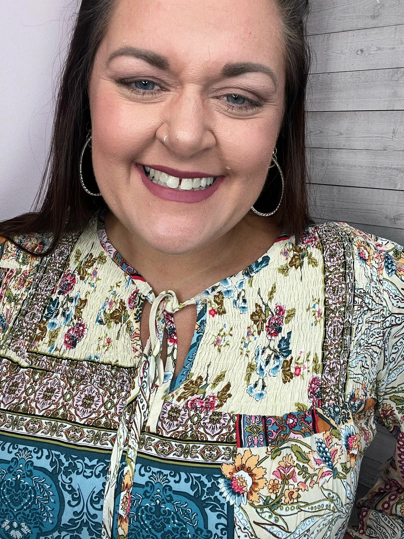 Vanilla Bay "Mixed Feelings" Bohemian Long Sleeve Top Clothing 4 Vanilla Bay "Mixed Feelings" Bohemian Long Sleeve Top Clothing