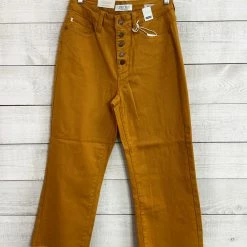 Judy Blue Wide Leg Crop- 88104 Mustard Clothing