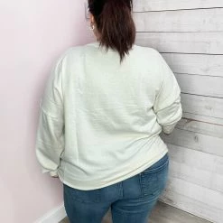 Sew In Love "Best Behavior" Crewneck Sweatshirt- Ivory **Sales Are Final** Clothing 7 Sew In Love