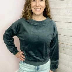 Mono B "Warm Hugs" Brushed Long Sleeve Top *FINAL SALE* Clothing