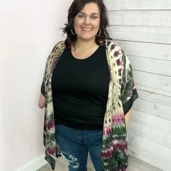 Accessorize Me "That's A Wrap" Tie Dye Boho Kimono