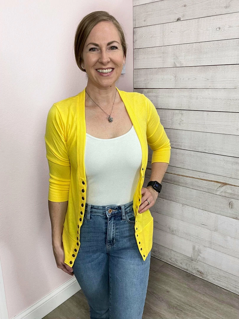 Zenana "Spring Sweetie" Button Cardigan Clothing 7 Zenana "Spring Sweetie" Button Cardigan Clothing