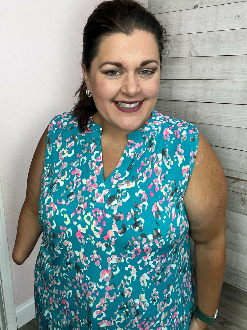 Honeyme "Ready To Impress" Gabby Sleeveless Blouse Top Clothing 3 Honeyme "Ready To Impress" Gabby Sleeveless Blouse Top Clothing